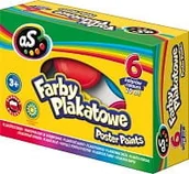 Przybory szkolne - ASTRA Farby plakatowe 6 kolorów 20ml AS - miniaturka - grafika 1