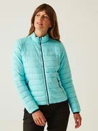 Kurtki damskie - Regatta Kurtka pikowana "Hillpack II" w kolorze turkusowym - miniaturka - grafika 1