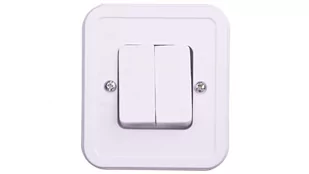 Ospel PI Łącznik świecznikowy biały ŁW-2P/00 ŁW-2P/00 - Gniazdka elektryczne - miniaturka - grafika 1