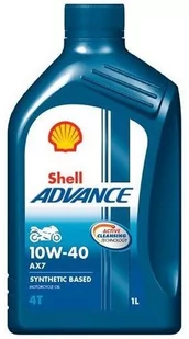 Olej motocyklowy Shell Advance 4T AX7 10W-40 1L - Oleje silnikowe - miniaturka - grafika 1