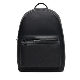 Plecak Tommy Hilfiger Th Monogram Backpack AM0AM13834 Czarny - Plecaki - miniaturka - grafika 1