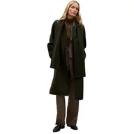 Płaszcze damskie - Płaszcz damska Mango wełniany przejściowy khaki-S - miniaturka - grafika 1