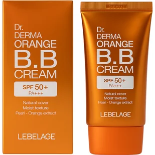 Lebelage Dr Derma Orange BB, Krem przeciwsłoneczny SPF 50+ PA+++ - Kremy do twarzy - miniaturka - grafika 1