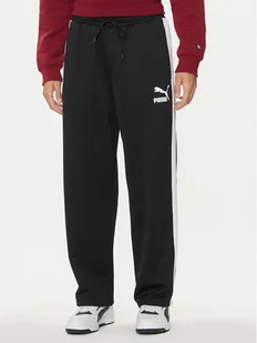 Puma Spodnie dresowe Iconic T7 625412 Czarny Straight Leg - Spodnie sportowe męskie - miniaturka - grafika 1