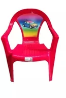 Zabawy w naśladowanie dorosłych - Krzesełko plastikowe czerwone - miniaturka - grafika 1