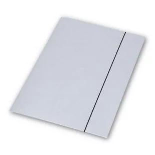 Biuronimo Teczka kartonowa z gumką A4 - szara TZGTA4SR - Teczki i skoroszyty - miniaturka - grafika 1