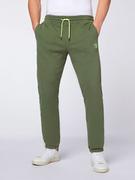 Spodnie sportowe męskie - Chiemsee Spodnie dresowe w kolorze zielonym - miniaturka - grafika 1