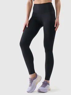 4F Legginsy funkcyjne w kolorze czarnym - Spodnie sportowe damskie - miniaturka - grafika 1