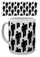 Kubki - NoName kubek stickman 325 ml ceramiczny biały/czarny twm_910337 - miniaturka - grafika 1
