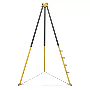Lekki aluminiowy statyw bezpieczeństwa (udźwig: 1000 kg) + wyboru: wciągarka Tretos Military 00081697 - Wciągarki - miniaturka - grafika 2