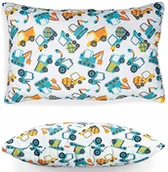 Kołdry i poduszki dla dzieci - PODUSZKA 40x60 DLA DZIECKA DO SPANIA ANTYALERGICZNA REGULOWANA KOPARKI - miniaturka - grafika 1