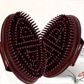 Szczotki do masażu - TEMU 2 Szt. Szczotka Do Masażu Meridianowego, Piękność Uniwersalna Pięć Elementów Modelowanie Ciała Gua Sha Głowica Instrument - Ręczny Cały Ciało, - miniaturka - grafika 1