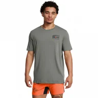 Koszulki sportowe męskie - Męski t-shirt z nadrukiem Under Armour UA Project Rock Tools Of The Trade Short Sleeve - zielony - UNDER ARMOUR - miniaturka - grafika 1