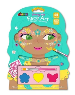 Klejnoty i farby do twarzy Kwiaty - Szkolne artykuły papiernicze - miniaturka - grafika 1