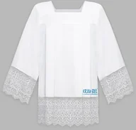 Szaty liturgiczne - Komża kapłańska z gipiurą 20 cm - IHS - miniaturka - grafika 1