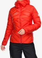 Kurtki narciarskie - Kurtka puchowa damska Mammut Taiss IN Hooded Jacket - mammut red - miniaturka - grafika 1