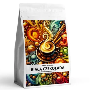 Kawa smakowa mielona BIAŁA CZEKOLADA 100 % arabica - Cappuccino i kawy smakowe - miniaturka - grafika 1