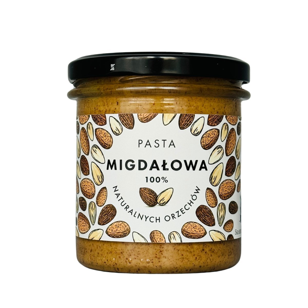Pasta Migdałowa 100% Migdałów Prażonych 300g Skarby Młyna Naturalna Pasta