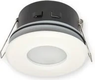 Lampy sufitowe - LED Line IP44 lampa sufitowa wpuszczana ramka wodoodporna reflektor wpuszczany reflektor punktowy okrągły biały wykonany z aluminium - miniaturka - grafika 1