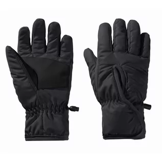 Rękawiczki dla dzieci - Rękawice zimowe dla dziecka Jack Wolfskin EASY ENTRY GLOVE K black - 116 - grafika 1