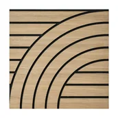 Panele ścienne i boazeria - Panel ścienny MDF frezowany Arch prawy 30x30 cm - miniaturka - grafika 1