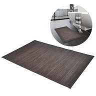 Dywaniki łazienkowe - vidaXL Bambusowa mata łazienkowa 60 x 90 cm Ciemny Brąz - miniaturka - grafika 1