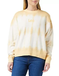 Bluzy damskie - Lee Damska bluza z wiązaniem Dye SWS, Złoty promień, XXL - grafika 1