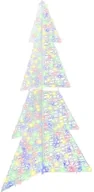 Ozdoby bożonarodzeniowe - vidaXL Choinka z 240 diodami LED Wielokolorowe 180 cm Akryl - miniaturka - grafika 1