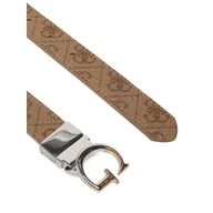 Paski - Pasek Damski Guess BW9325 P6115 Beżowy - miniaturka - grafika 1