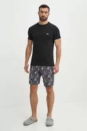 Piżamy męskie - Emporio Armani Underwear piżama męska kolor czarny wzorzysta 111573 4R506 - miniaturka - grafika 1