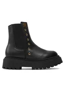 Buty dla chłopców - Tommy Hilfiger Botki Chelsea Boot T3A5-33578-1351 M Czarny - miniaturka - grafika 1