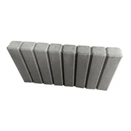 Ogrodzenia - Obrzeża palisadowe kwadrat 48 x 25 x 6 cm szare MAJA - miniaturka - grafika 1