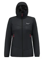 Kurtki i kamizelki sportowe damskie - Salewa Kurtka funkcyjna "Ortles" w kolorze czarnym - miniaturka - grafika 1