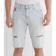 Spodenki męskie - Tommy Jeans Jeansowe szorty Ryan | Regular Fit - miniaturka - grafika 1