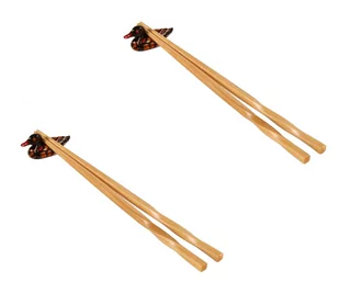 Eleganckie Skręcane Bambusowe Pałeczki Do Sushi Wielorazowe - Zestawy do sushi - miniaturka - grafika 1