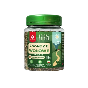 MACED 100% Natura Mielony żwacz 110g (słoik) - Przysmaki dla psów - miniaturka - grafika 1