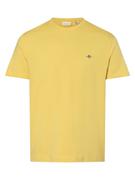 Koszulki męskie - Gant - T-shirt męski, żółty - miniaturka - grafika 1