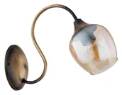 Lampy ścienne - Kinkiet ścienny, patyna-bursztyn O3330 K1 PAT z serii JULIETTA PAT - miniaturka - grafika 1