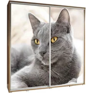 Szafy - Szafa 205 z Grafiką Kot Penelopa Maridex Biały Mat - miniaturka - grafika 1