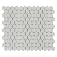 Płytki ceramiczne - Dunin Mozaika Mini Hexagon ash 30 x 26 cm - miniaturka - grafika 1