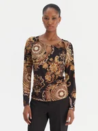 Bluzki damskie - Rinascimento Bluzka CFC0020152002 Czarny Regular Fit - miniaturka - grafika 1