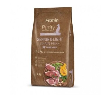 Fitmin Dog Purity Grain Free Senior&Light Rice, Venison & Lamb 2 kg