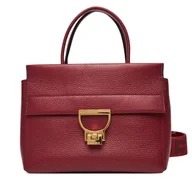 Torebki damskie - Torebka Coccinelle ND8 Arlettis Signature E1 ND8 18 01 01 Bordowy - miniaturka - grafika 1