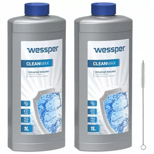 2× Odkamieniacz Wessper Cleanmax 1 L + Szczotka Wycior Wessper Cleanbrush Wes089-1 Do Czyszczenia Ekspresów - Akcesoria i części do ekspresów do kawy - miniaturka - grafika 1