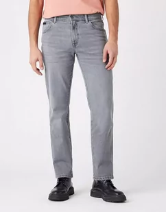 Wrangler Texas Slim Męskie Spodnie Jeansowe Jeansy Golden Grey W12S3039H-W34 L30 - Spodnie męskie - miniaturka - grafika 1
