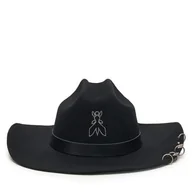 Czapki damskie - Kapelusz Patrizia Pepe 8F0077/A919 K103 Czarny - miniaturka - grafika 1