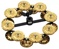 Instrumenty perkusyjne - Meinl Percussion meinl Percussion hthh2b-BK HiHat Tambourine z mosiądzu kuta zacisków (2-rzędowa), czarna HTHH2B-BK - miniaturka - grafika 1