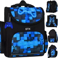 Plecaki - Plecak Tornister Starpak Pad Blue Dla Chłopca A4 Lekki 18L - miniaturka - grafika 1