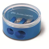 Temperówki - Faber-Castell 185418 temperówka Temperówka ręczna Czarny, Niebieski, Czerwony - miniaturka - grafika 1