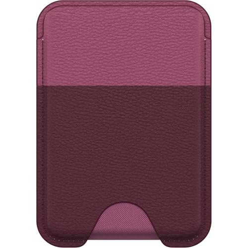 OtterBox Symmetry Cactus Leather MagSafe Wallet, miękki w dotyku portfel z 2-3 przegródkami na karty, silnie magnetycznie umocowane z MagSafe, kompatybilny z iPhonem, Różowe